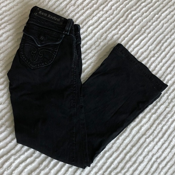 Rock Revival Denim - Rock Revival Elizabeth Wide Leg Jeans